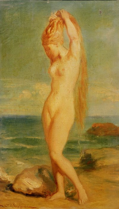 Venus in einer Meereslandschaft dargestellt (Studie), 1839 von Théodore Chassériau